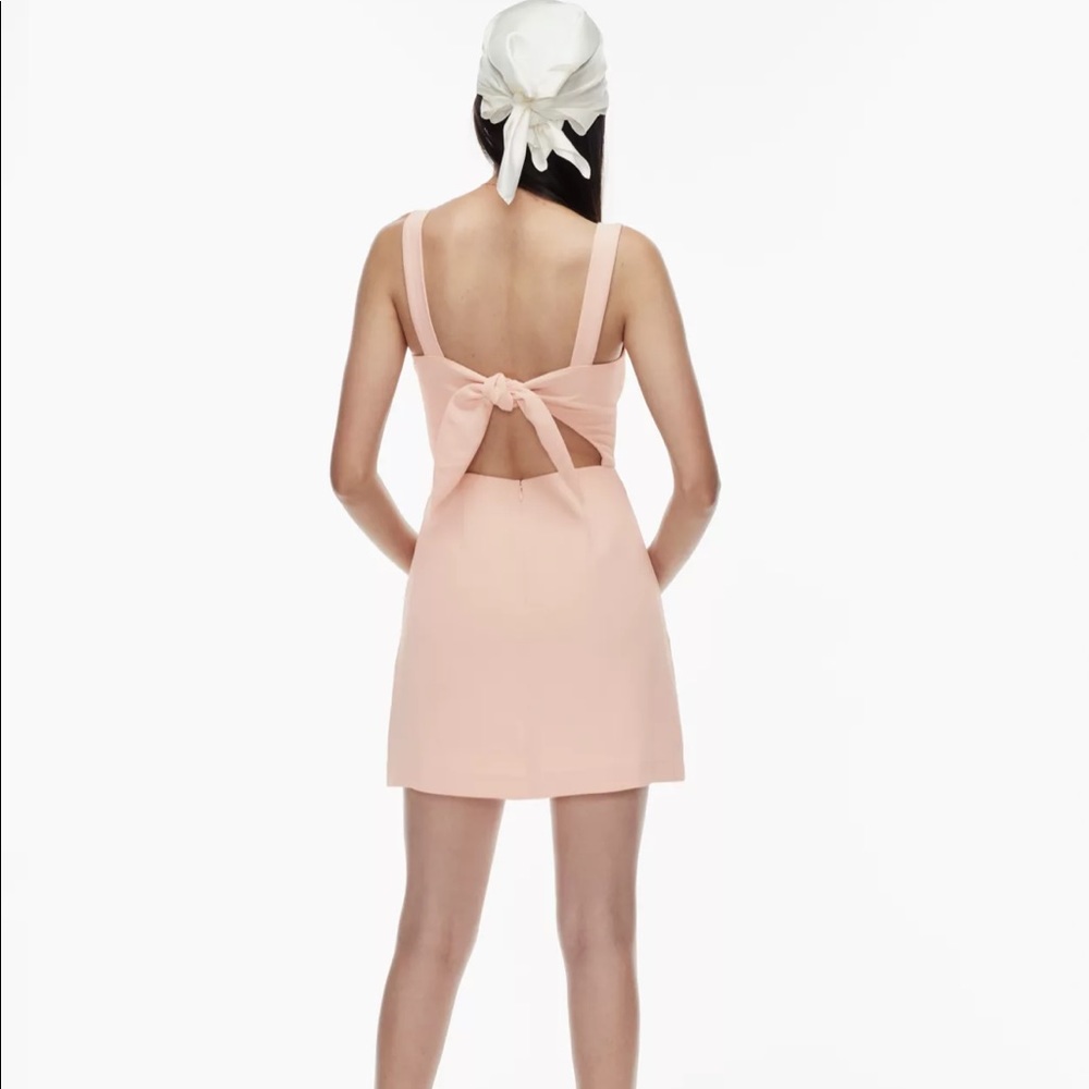 SOLD OUT - Wilfred Aperature Tie-Back Dress - Coral Blush - Size 0 - Worn Once